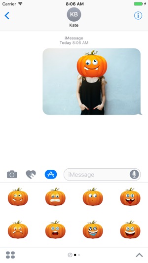 Funny Pumpkin - Animated Emoji(圖1)-速報App