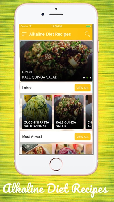 How to cancel & delete Alkaline acid diet recipes from iphone & ipad 1