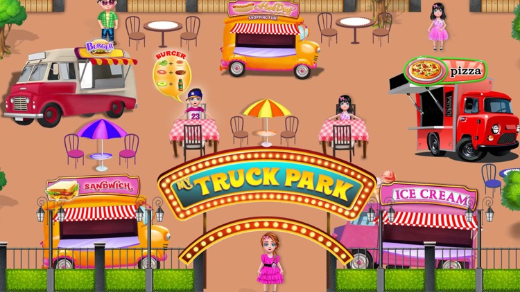 Fast Food Truck Park Chef Game