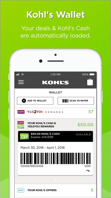 Kohl's: Scan, Shop, Pay & Save screenshot-0