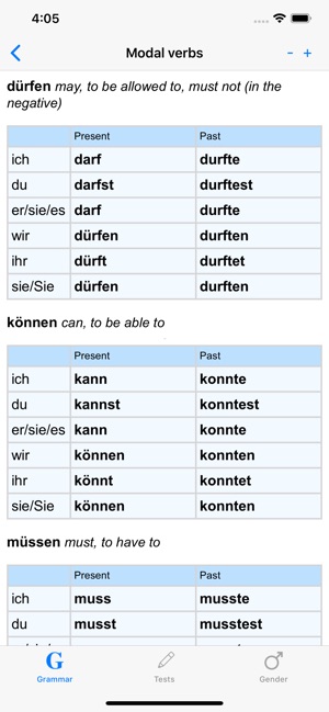 German Grammar with Tests(圖4)-速報App