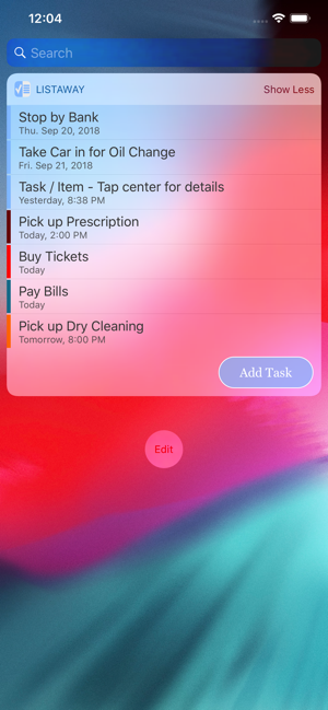 ‎Listaway: To Do List & Errands Screenshot