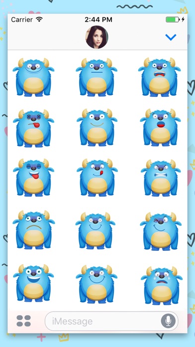 Monster : Animated Stickers screenshot 3