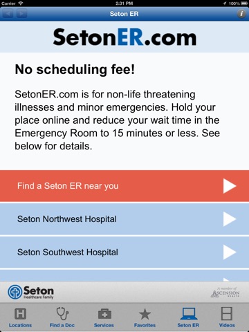 Seton Healthcare Family screenshot 3