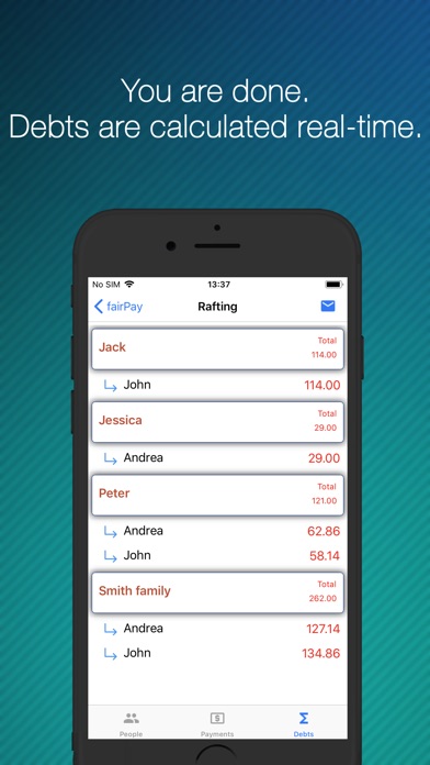 fairPay - Share Expenses screenshot 4