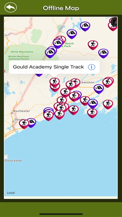 Maine Campgrounds & Hiking Tra screenshot-3