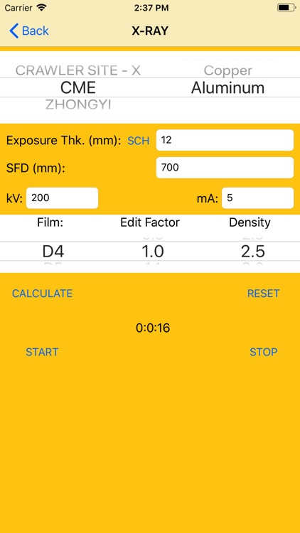 Exposure Time Calculator