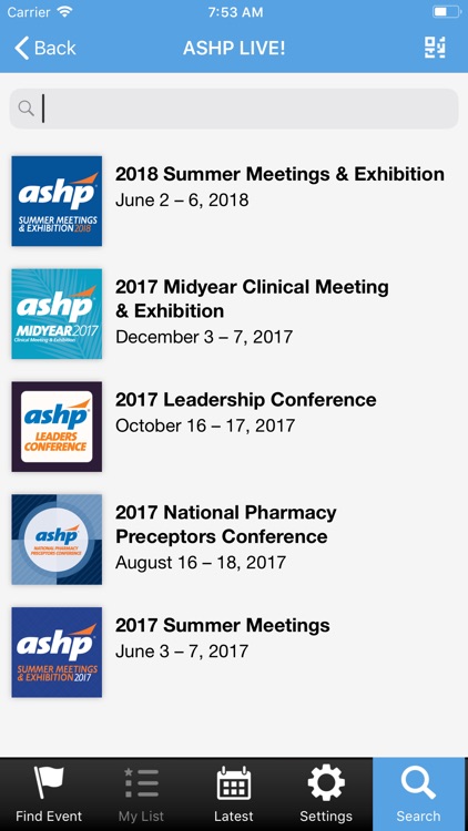 ASHP LIVE!
