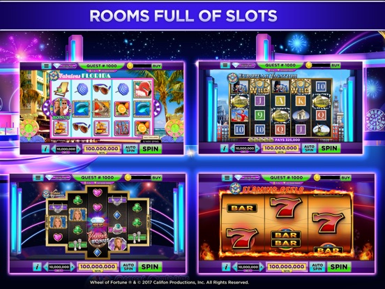 Wheel of fortune slots free coins games