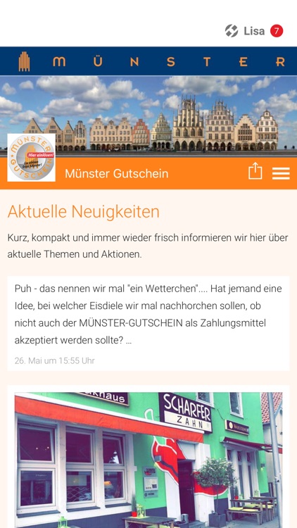 Münster Gutschein