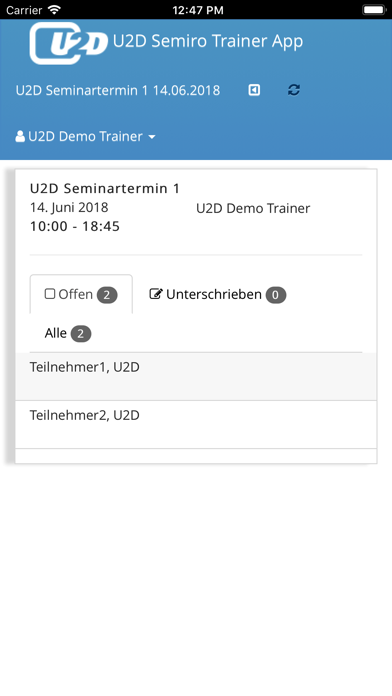 U2D Semiro Trainer-App screenshot 3