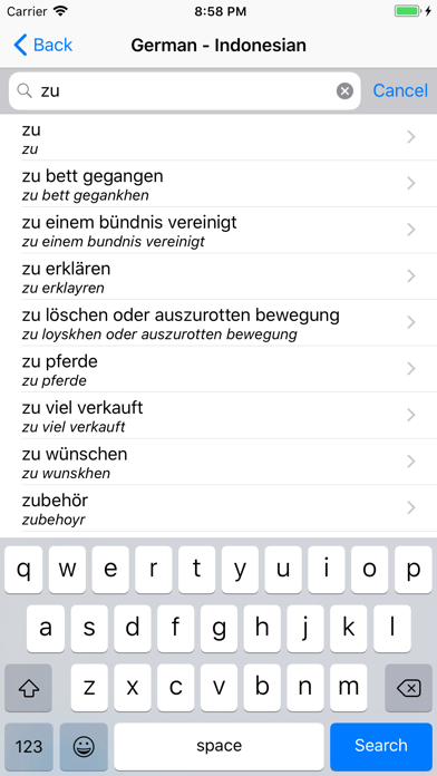 How to cancel & delete Kamus Lengkap - German from iphone & ipad 3