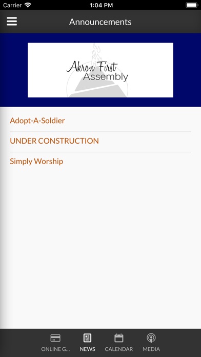 Akron First Assembly App screenshot 3