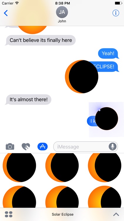 Solar Eclipse Stickers screenshot-3