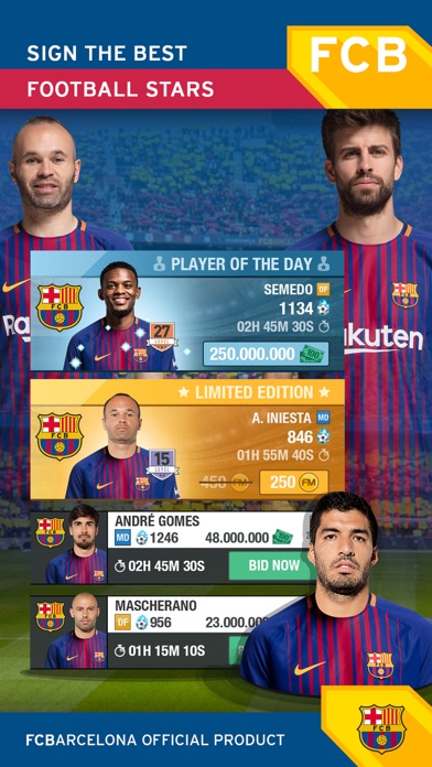 FC Barcelona Fantasy Manager 2017-Top soccer game screenshot 2