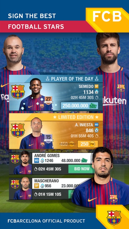 FC Barcelona Fantasy Manager 2017-Top soccer game