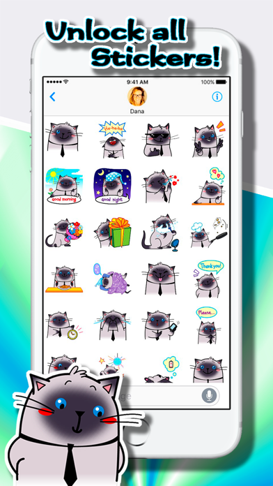 How to cancel & delete Cat Stickers: Fat Sam from iphone & ipad 2