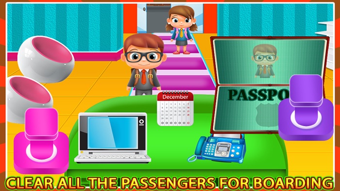 キャビンクルーの空港のフライトマネージャー - 航空会社のゲーム