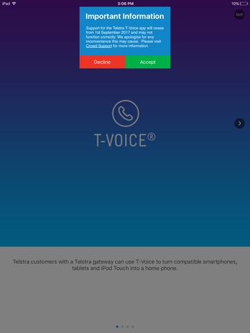 Telstra T-Voice screenshot 2