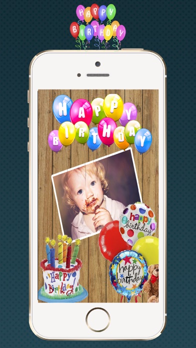 How to cancel & delete Create birthday photo frames from iphone & ipad 1
