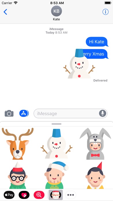 Xmas Avatars Sticker Pack screenshot 3