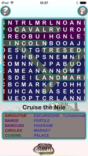 Epic Journeys Word Search - huge travel wordsearch(圖2)-速報App