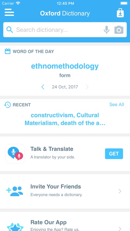 Oxford Dictionary of Theory