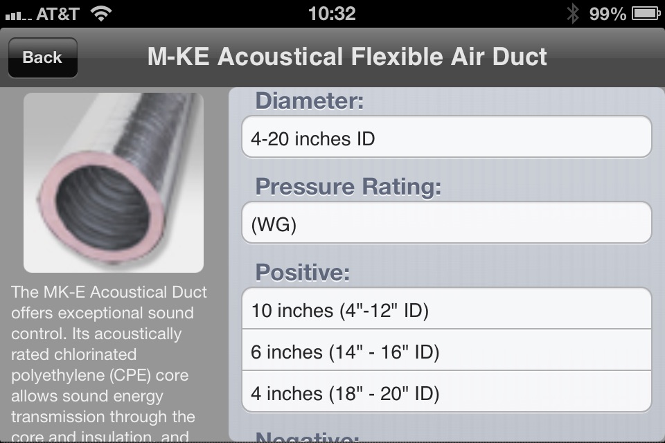Thermaflex Duct Calculator screenshot 3