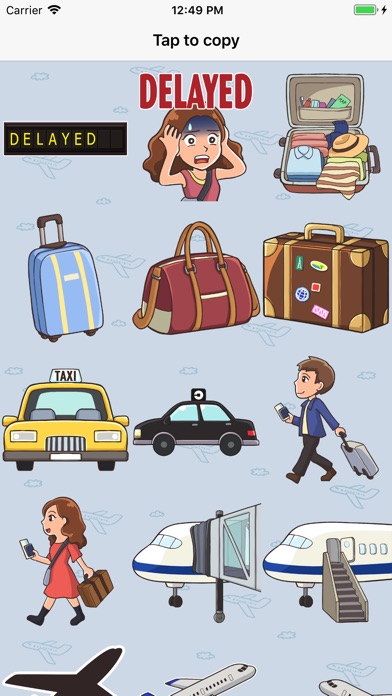 Travel Stickers: Emojis screenshot 3