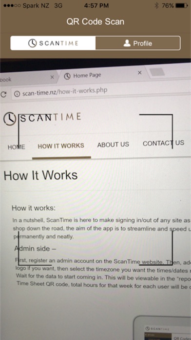 ScanTime screenshot 2