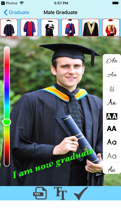 Graduation PhotoEditor screenshot 3