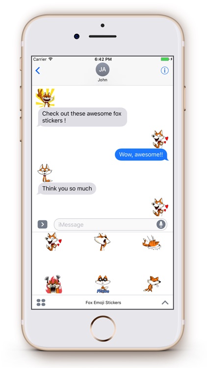 Fox Emoji Stickers