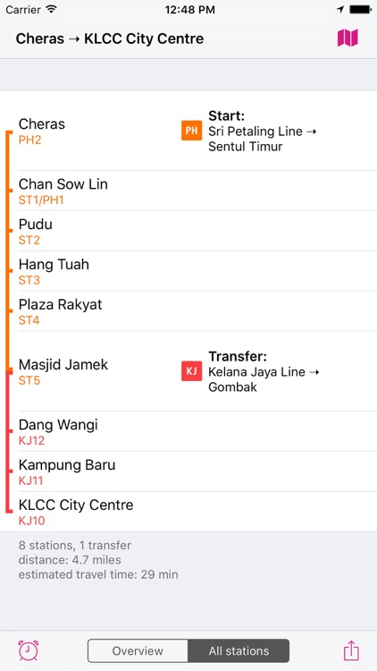 Kuala Lumpur Rail Map Lite screenshot-3