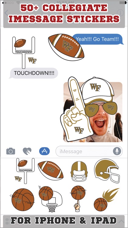 Wake Forest Demon Deacons Stickers PLUS