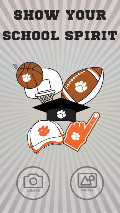 Clemson Tigers PLUS Selfie Stickers