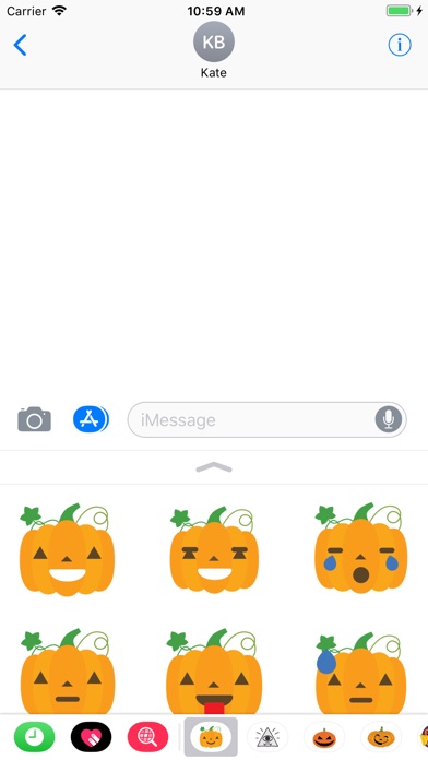 Pumpkin emoji for iMessage screenshot 2