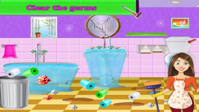 Washroom Repair Cleaning Game screenshot 2