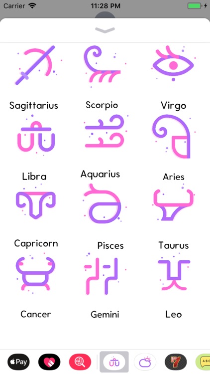 Minimal Zodiac Stickers