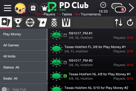 Скриншот из PD Club Pro