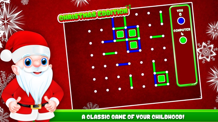 Dots & Boxes Christmas Game