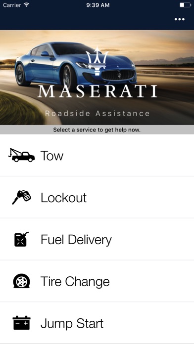 Maserati Roadside Assistance screenshot 2