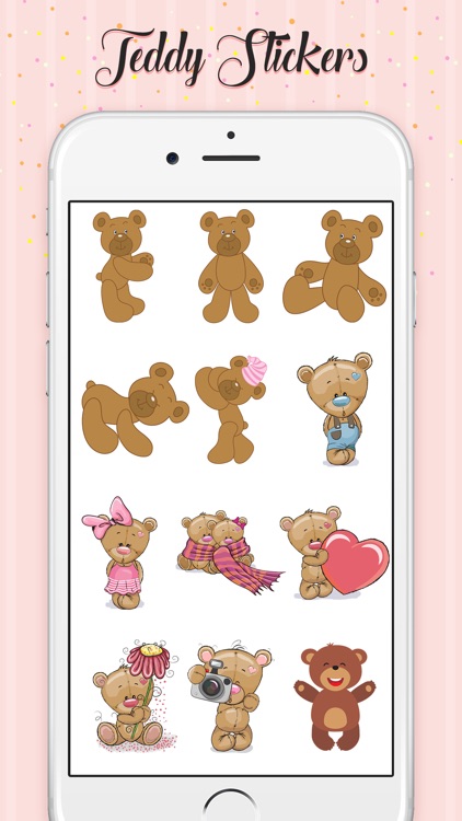 Teddy Love Stickers