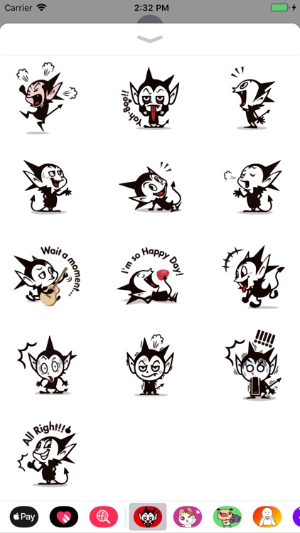 Cute Devil Sticker Emojis App