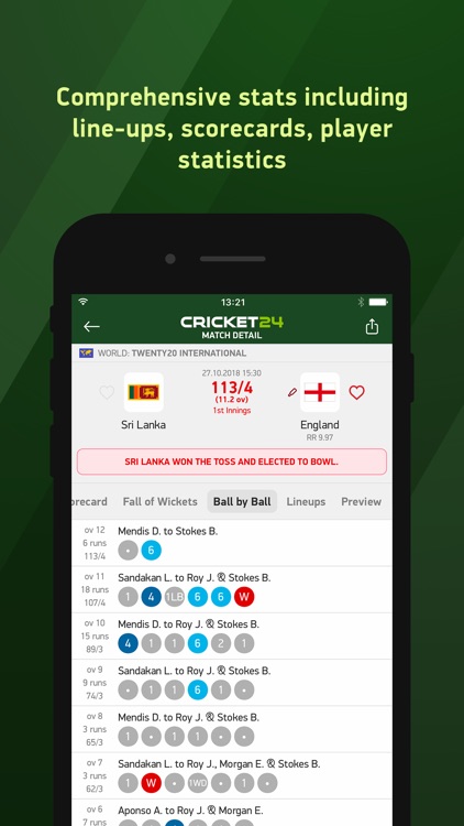 Cricket 24 - live scores