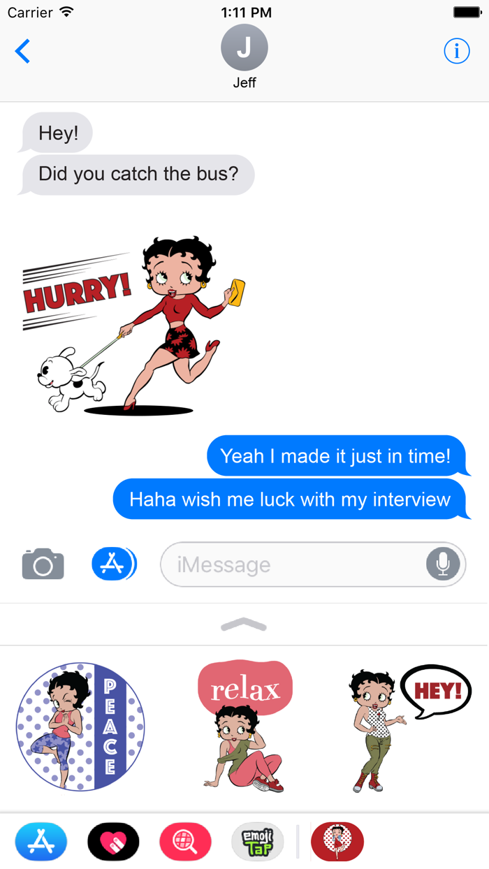 Betty Boop Social Butterfly