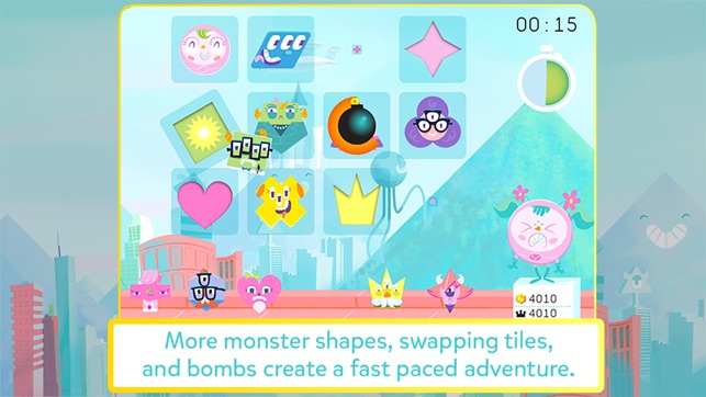 Monster POW! - Fast-paced puzzle game for kids(圖4)-速報App