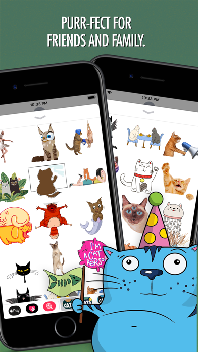 Cats Animated Text Stickers 3 screenshot 3