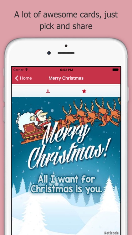 Merry Christmas Cards New Year