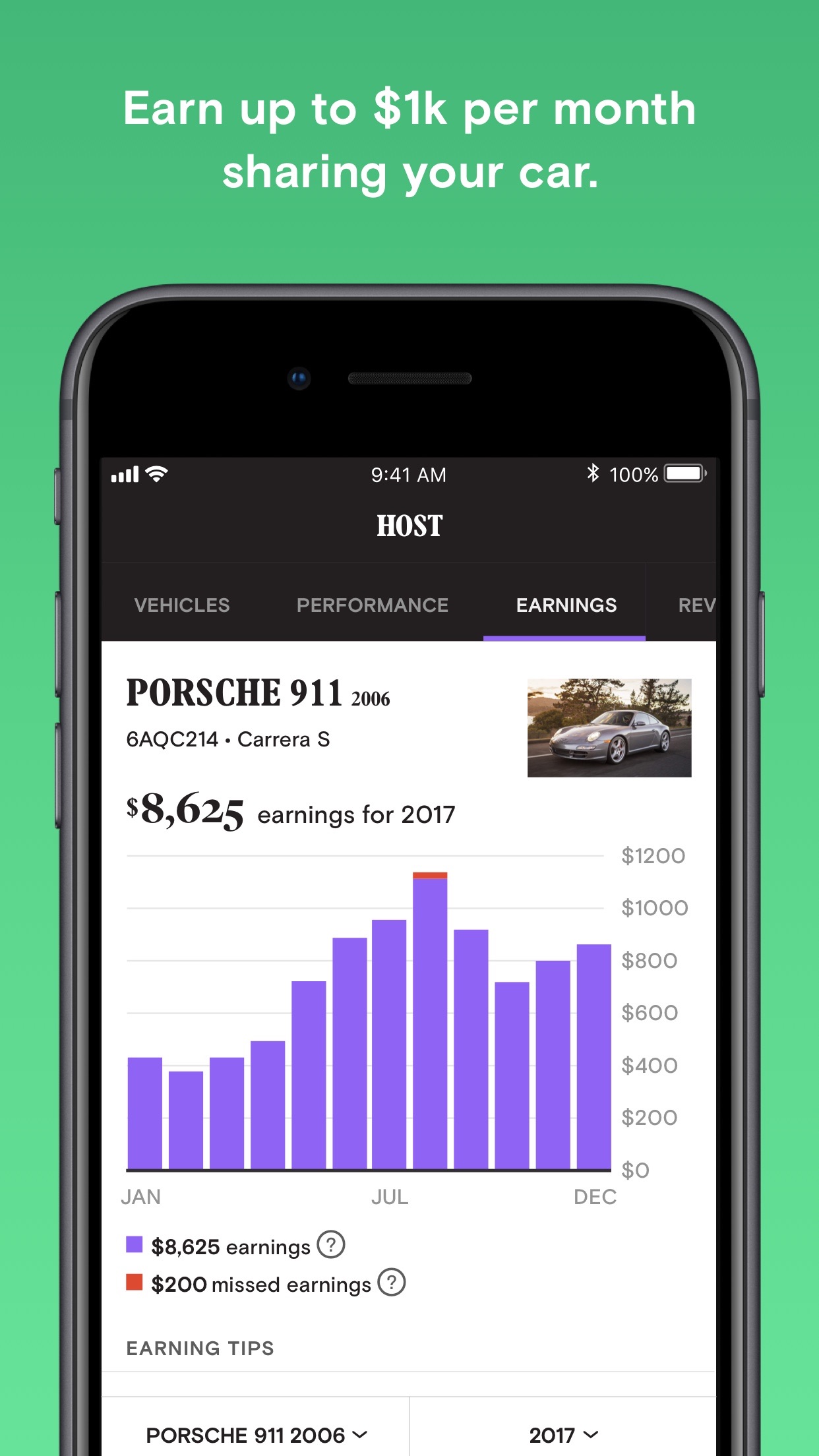 Screenshot do app Turo - Better Than Car Rental