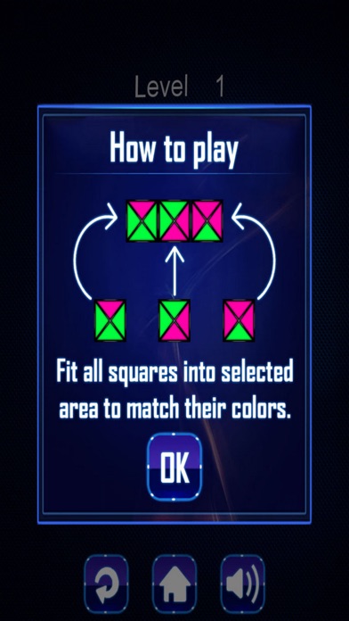 Square Side Color Match Puzzle screenshot 2